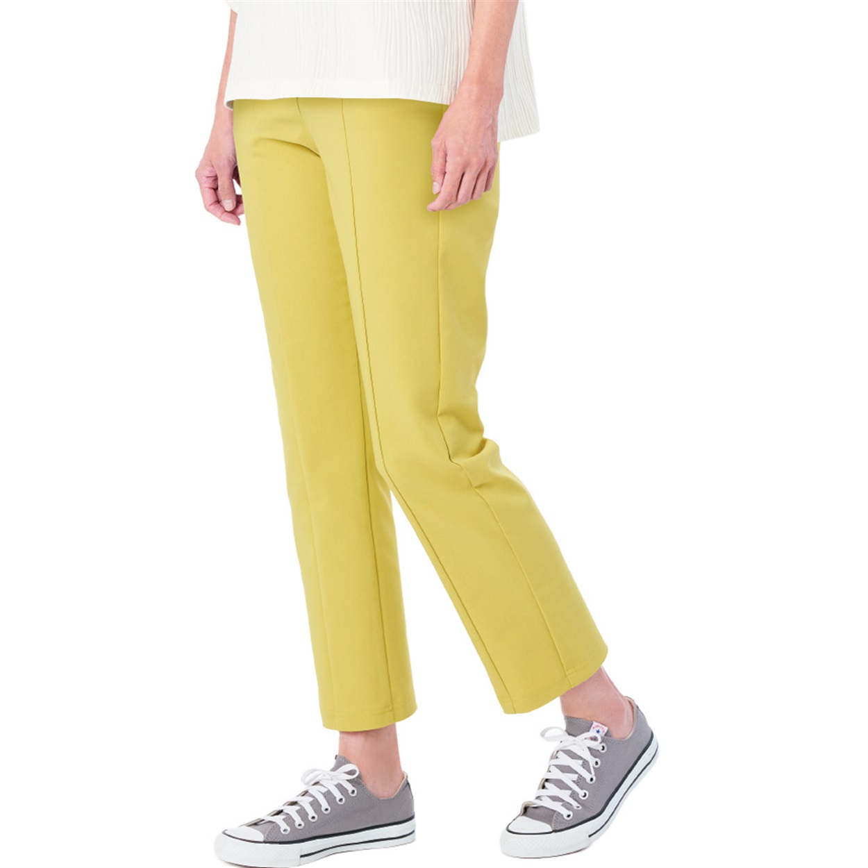 ひんやりUV対策 裏メッシュストレッチパンツ レディス JEUNE MAMAN