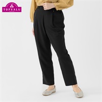 ひんやり吸汗速乾 大人の素敵テーパードパンツ レディス JEUNE MAMAN(ジュネママン) TV7056B2436R(クロ-M)
