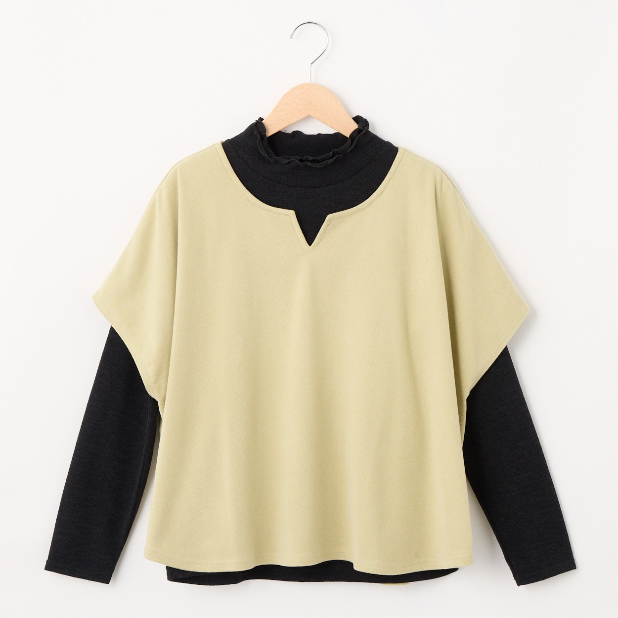 76丈素敵モチモチポンチョアンサンブル レディス JEUNE MAMAN