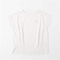 オーガニックコットン 前身タック入りTシャツ レディス JEUNE MAMAN(ジュネママン) AS-1980-2807A(シロ-M)