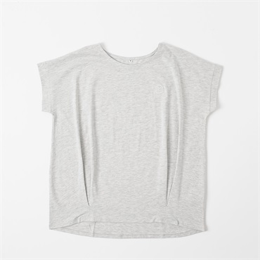 オーガニックコットン 前身タック入りTシャツ レディス JEUNE MAMAN(ジュネママン) AS-1980-2807A(ウスクロ-M)