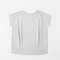 オーガニックコットン 前身タック入りTシャツ レディス JEUNE MAMAN(ジュネママン) AS-1980-2807A(ウスクロ-M)