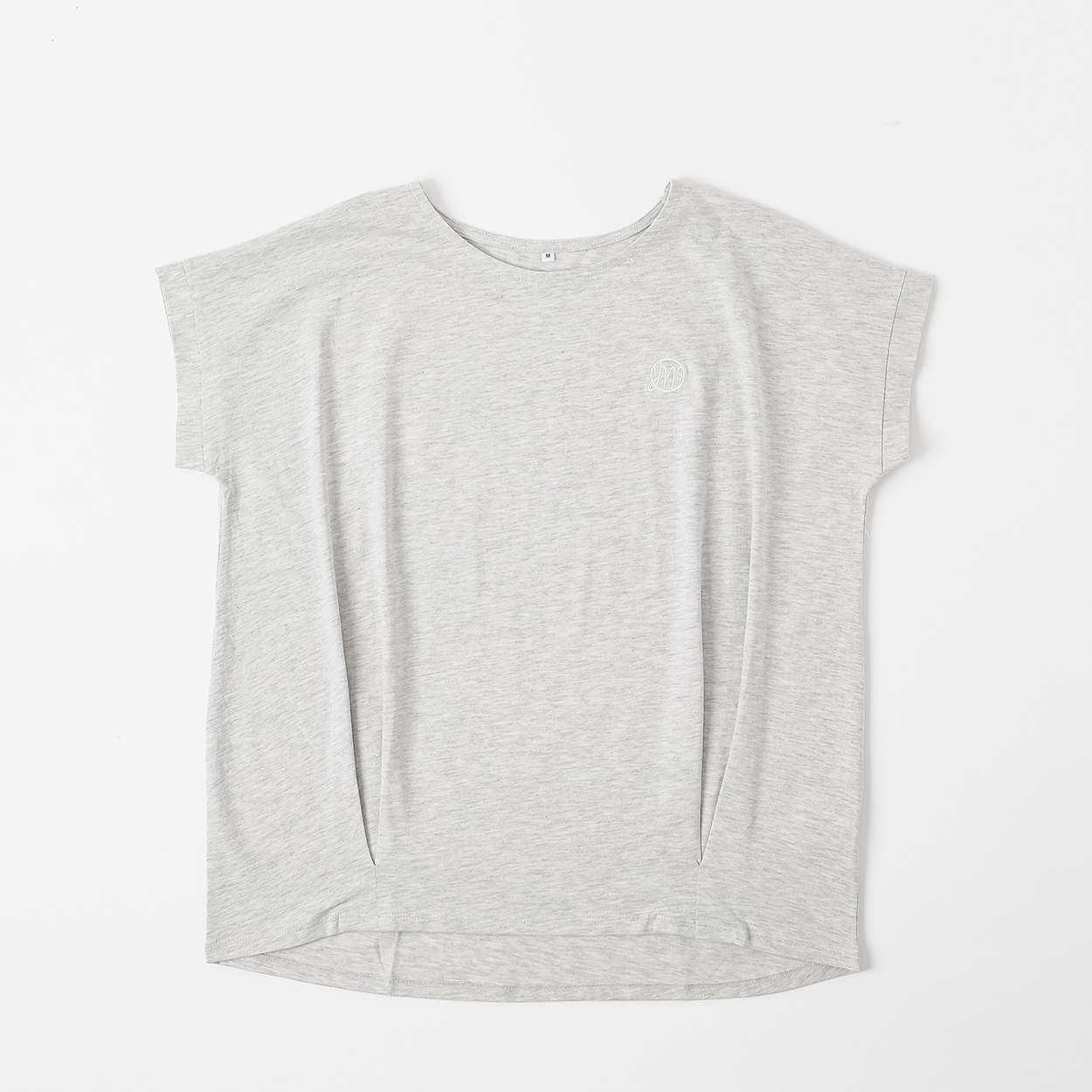 オーガニックコットン 前身タック入りTシャツ レディス JEUNE MAMAN(ジュネママン) AS-1980-2807A(ウスクロ-XL)