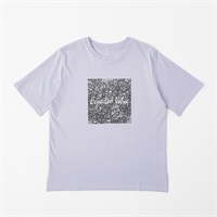 オーガニックコットン レースプリントTシャツ レディス JEUNE MAMAN(ジュネママン) AS-1980-2807B(Ａウスムラサキ-M)