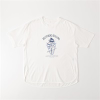 オーガニックコットン 裾ラウンドTシャツ レディス JEUNE MAMAN(ジュネママン) AS-1980-2807C(シロ-M)