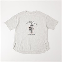 オーガニックコットン 裾ラウンドTシャツ レディス JEUNE MAMAN(ジュネママン) AS-1980-2807C(ウスクロ-M)