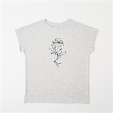 オーガニックコットン 袖ロールアップTシャツ レディス JEUNE MAMAN(ジュネママン) AS-1980-2807D
