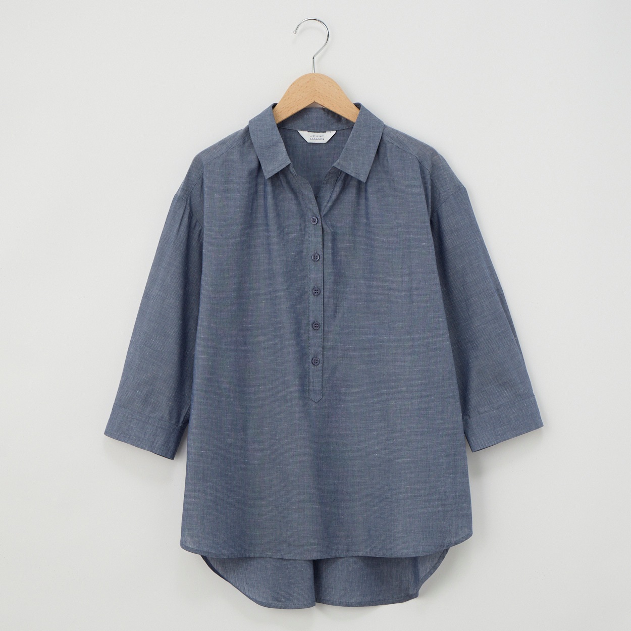 72丈綿テンセルスキッパープルオーバー レディス JEUNE MAMAN(ジュネママン) HI-232253(コイアオ-XL)