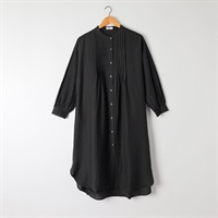 【とよた真帆コラボ商品】 ピンタックシャツワンピース レディス JEUNE MAMAN(ジュネママン) VP-104NM(クロ-M)