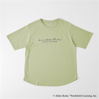 べべダヤン ロゴ発砲プリントTシャツ レディス JEUNE MAMAN(ジュネママン) CPT-674335BD(ミドリ-M)