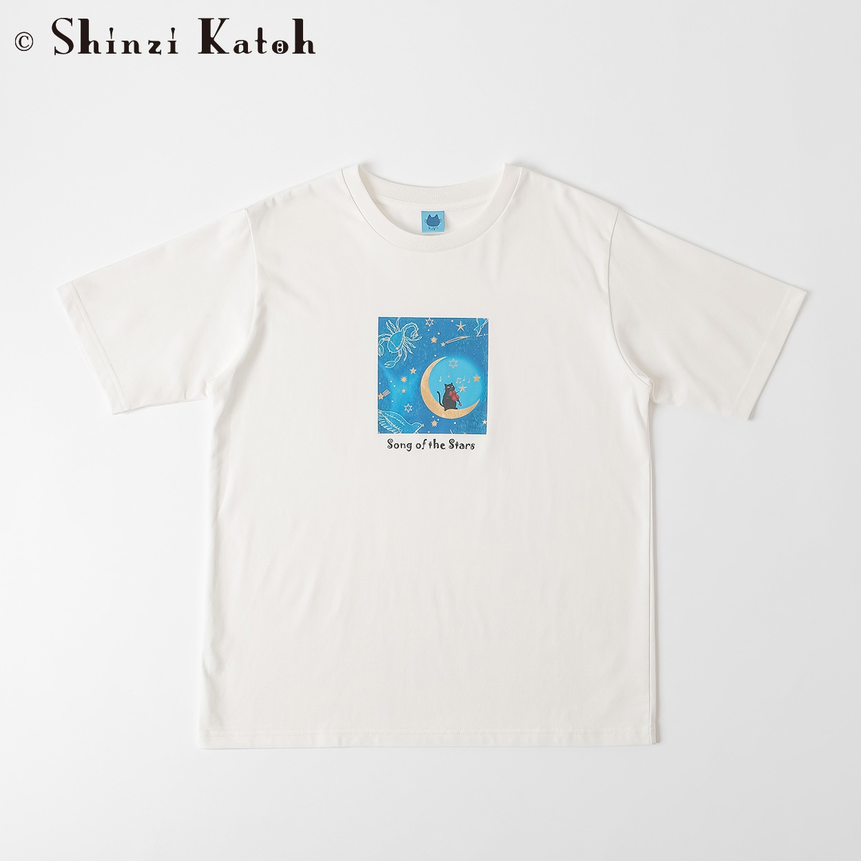 シンジ・カトウ 猫の事務所ポケット刺繡Tシャツ レディス JEUNE MAMAN