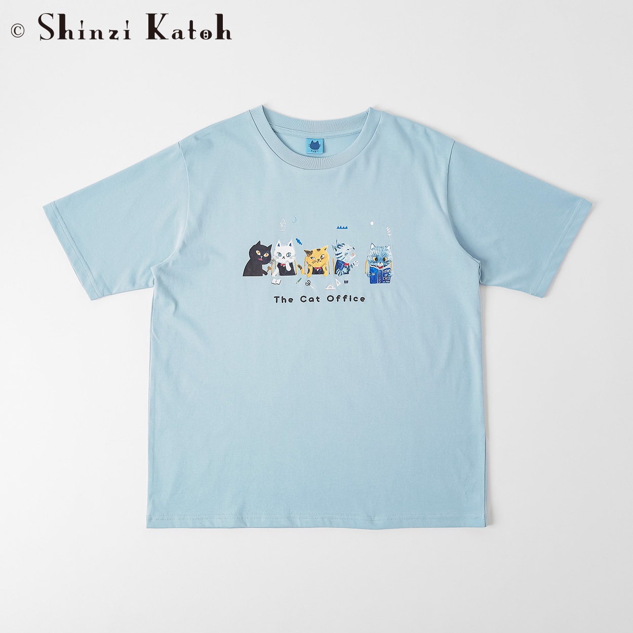 希少✨ALMA MATER◇ネコ プリント Tシャツ 半袖◇ウィーン国立歌劇場 Printstar（プリントスター） [大人サイズT] TMK建設 ねこねこTシャツ