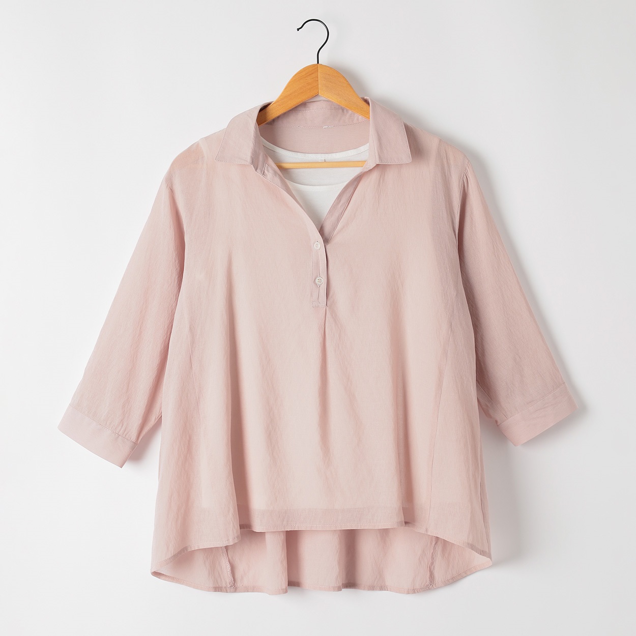 68丈シアースキッパーシャツアンサンブル レディス JEUNE MAMAN