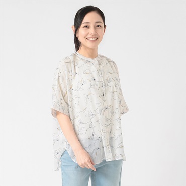 64丈エアリー綿ドルマンブラウス レディス JEUNE MAMAN(ジュネママン) KA588-5688-26(Ａシロ-M)