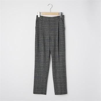 大人の素敵セットアップ 両面起毛テーパードパンツ レディス JEUNE MAMAN(ジュネママン) TV7056B0396R(モノトーン-S)