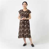 前身タック入りレーヨンワンピース レディス JEUNE MAMAN(ジュネママン) KA588-6680-26(Ａチャ-M)