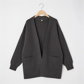 大人の素敵ニット ダフルフェイスコーディガン レディス JEUNE MAMAN(ジュネママン) TV7052B0596R(チャコ－ルグレ－-M)