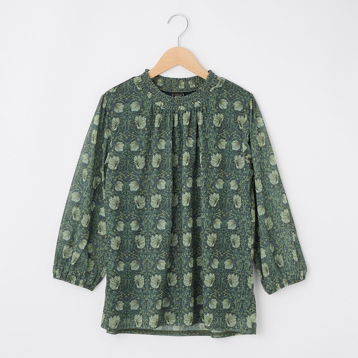 ワールド・オブ・ウイリアム・モリス シアーブラウス レディス CPT-674352MS(Ａミドリ-XL)