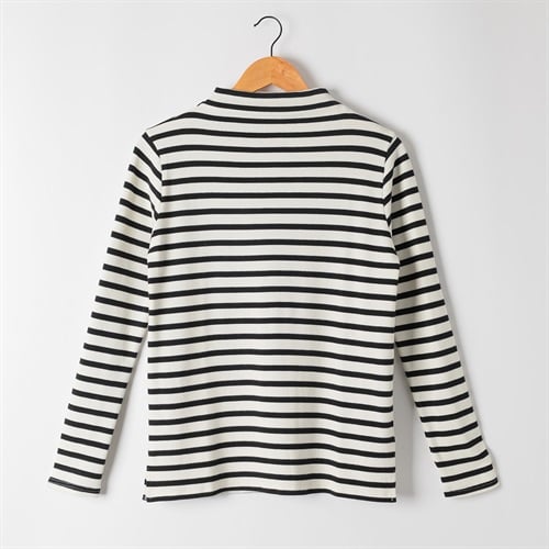 62丈うるおい加工ボトルネックTシャツ レディス JEUNE MAMAN(ジュネママン) AS-1980-3239A