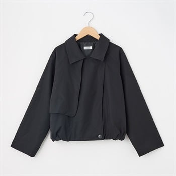 とよた真帆コラボ商品 バルーンショートトレンチ レディス JEUNE MAMAN(ジュネママン) VPT-134LJ(クロ-M)