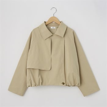 とよた真帆コラボ商品 バルーンショートトレンチ レディス JEUNE MAMAN(ジュネママン) VPT-134LJ(ウスチャ-M)