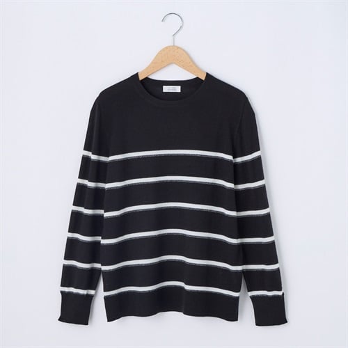 フィルビビ・イタリア糸使用クルーネックニットプルオーバー レディス JEUNE MAMAN(ジュネママン) 26AW-01