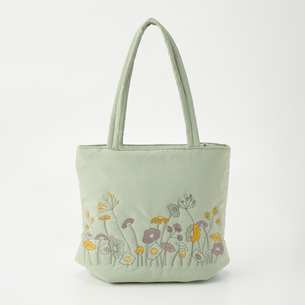 草花刺繍トートバッグ レディス SELF+SERVICE(セルフ＋サービス