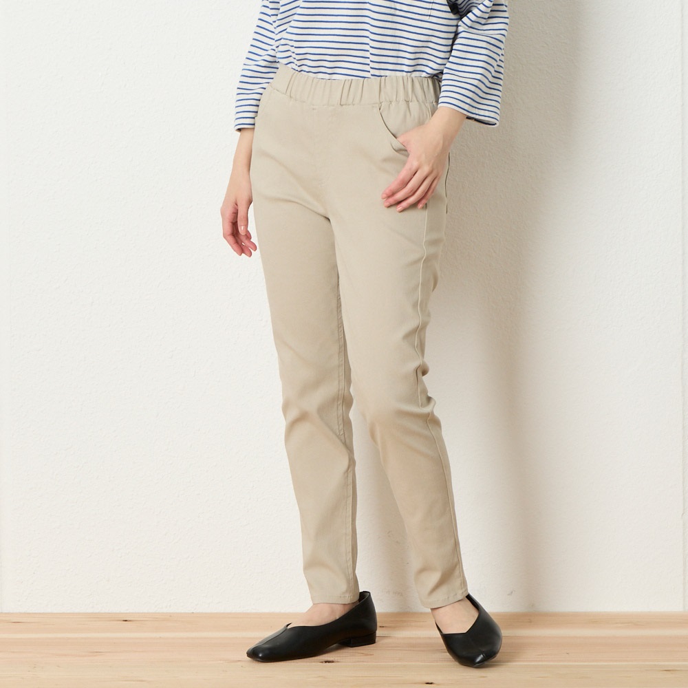 えみおわす 手縫 リスパンツSサイズ 生成 クリーム色 コットン