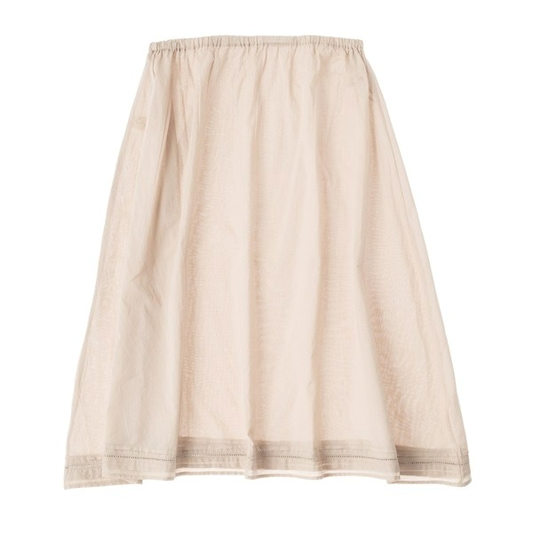 ペチコートスカートショート オーガニック綿入 レディス SELF+