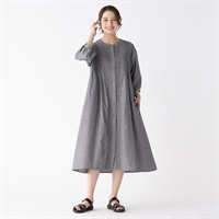 セザンヌ オーガニック綿＆麻混紡 刺繍入り ワンピース SEZANE(セザンヌ) ワンピース・オールインワン(レディース) 2