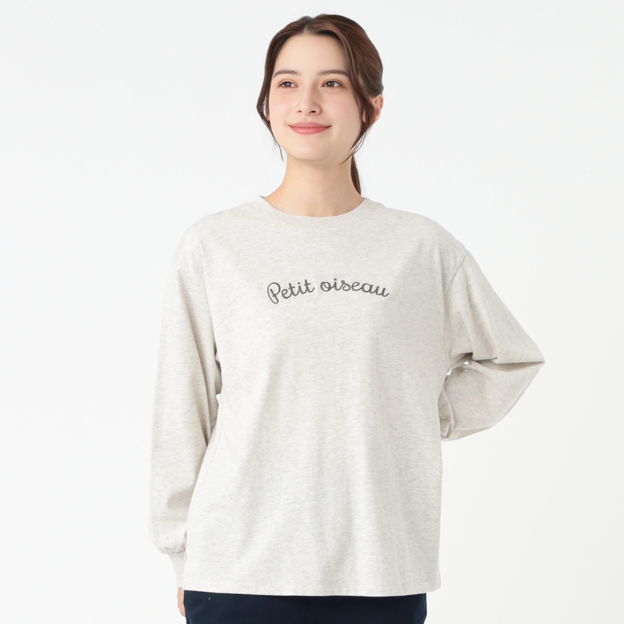 BoldAsLove様　オーダー注文専用❗️ オーガニック綿糸ロゴ刺繍プルオーバー レディス SELF+SERVICE