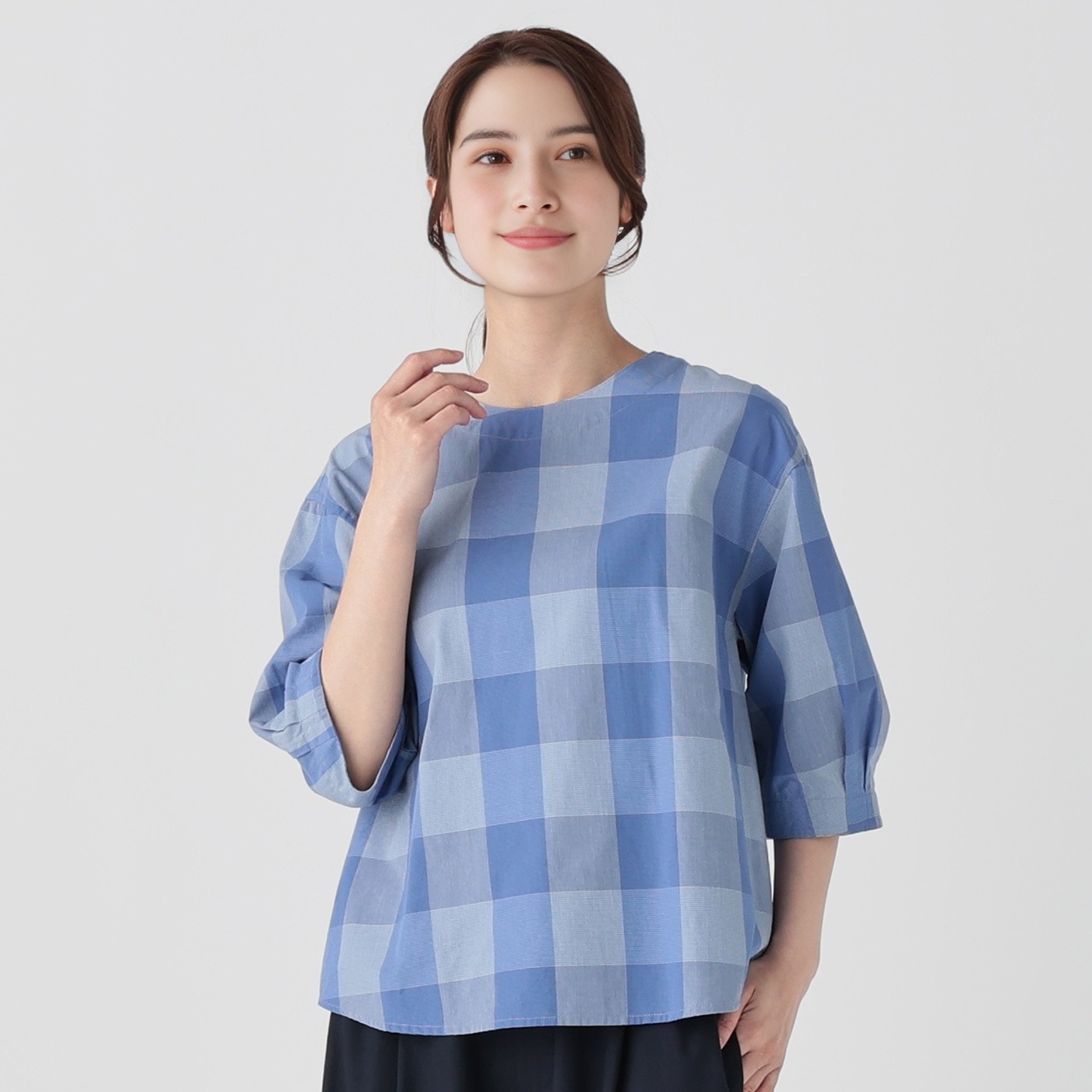 リサイクル綿入 涼しげブラウス レディス SELF+SERVICE(セルフ＋