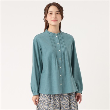 襟付きブラウス セルフオード シャツ・ブラウス トップス SELF+SERVICE（セルフ＋サービス