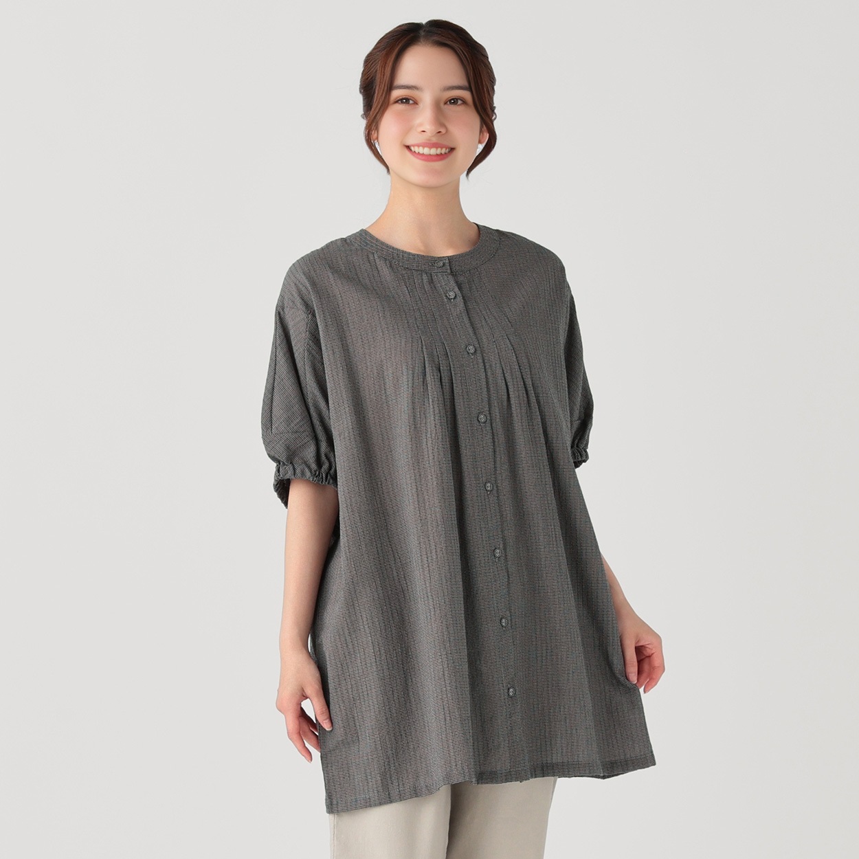 ［再販］ボリューム袖チュニック 楽天市場】[25日~26日20時迄 20%OFF 3744円] ボリューム袖
