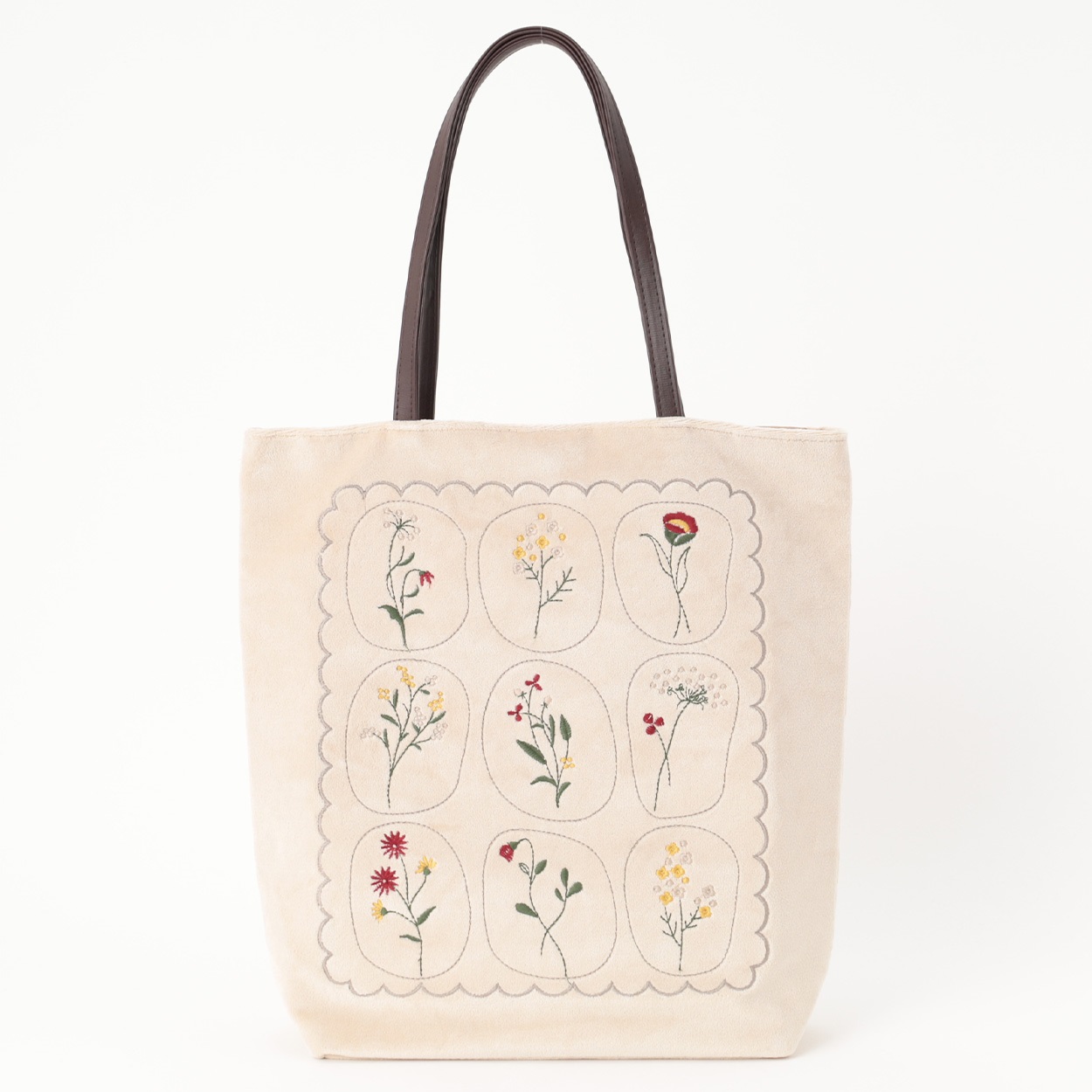 ベロア刺繍トート レディス SELF+SERVICE(セルフ＋サービス) | イオン