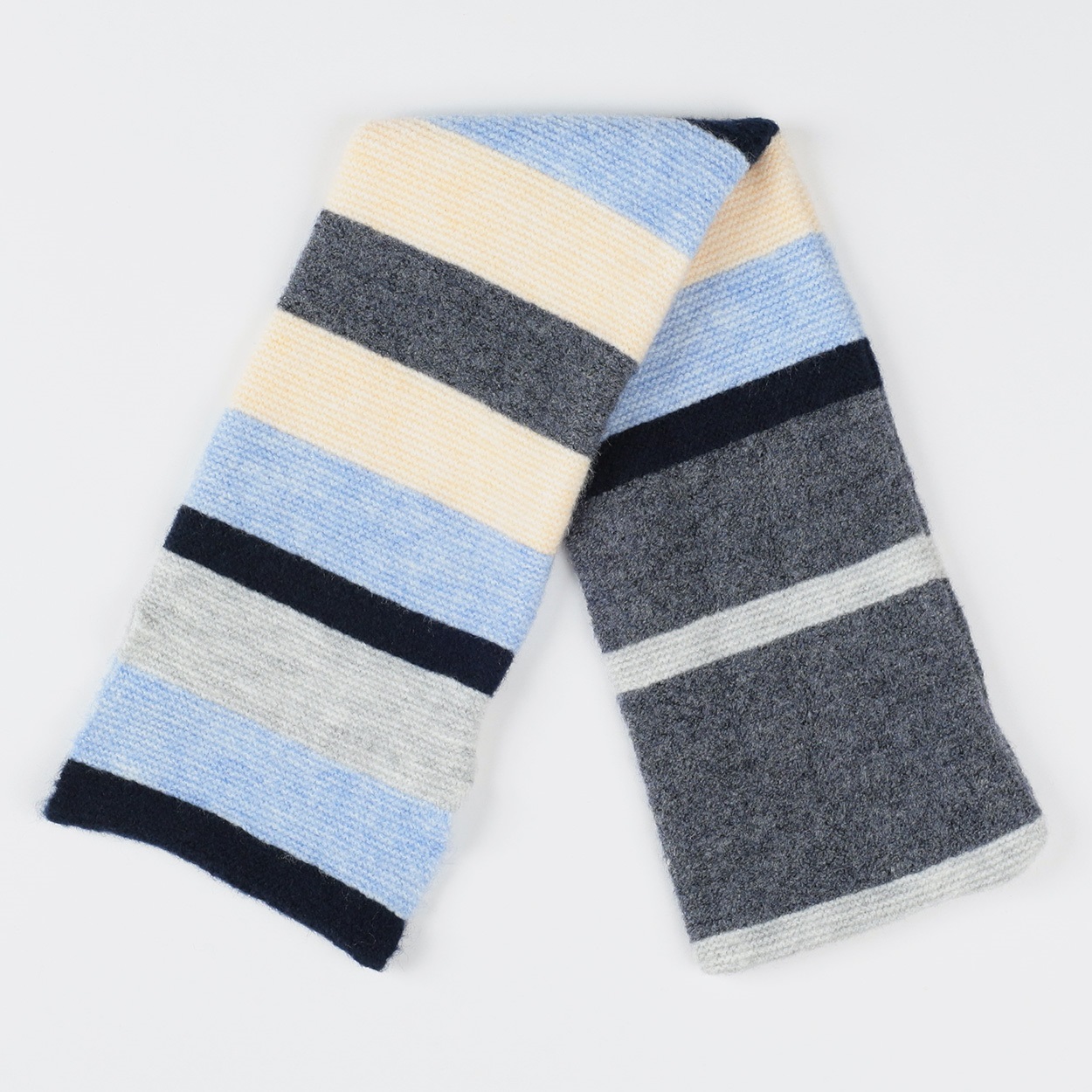 マルチボーダーミニマフラー レディス SELF+SERVICE(セルフ＋サービス