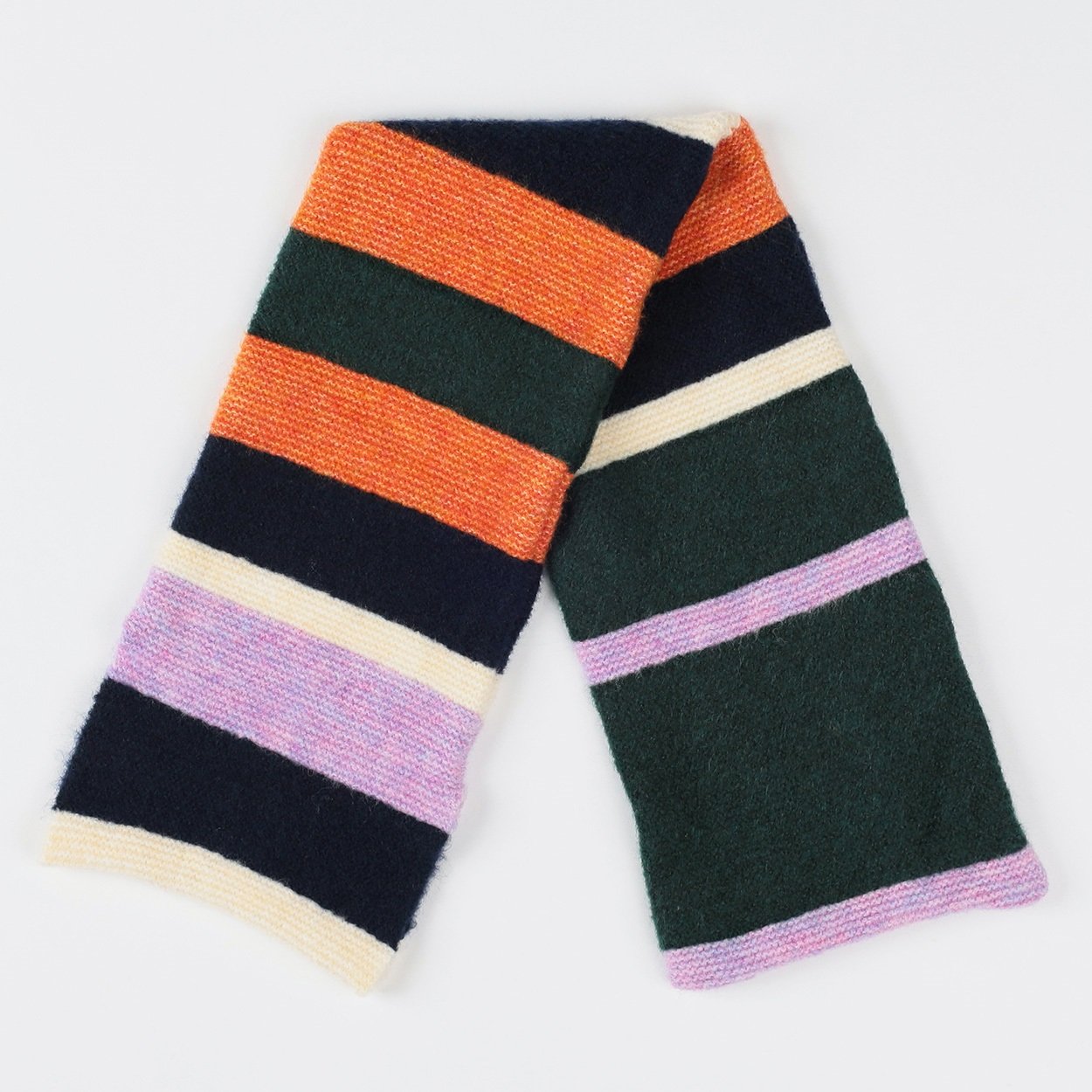 マルチボーダーミニマフラー レディス SELF+SERVICE(セルフ＋サービス