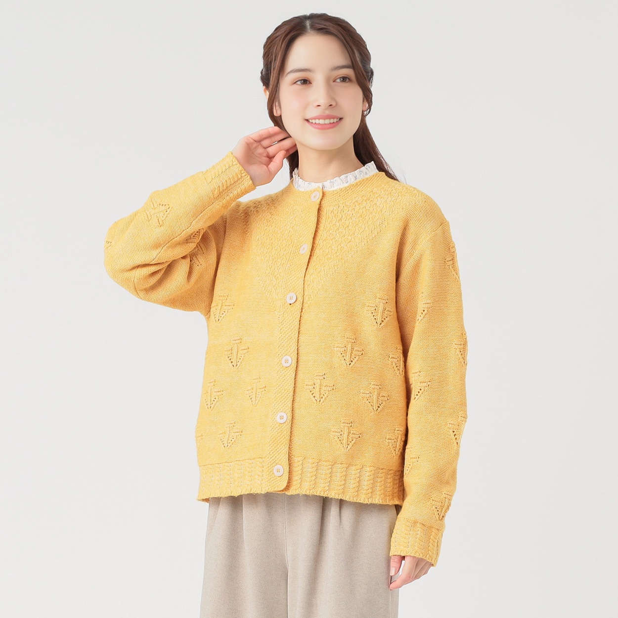 bless n° 39 カーディガン 切り替え bless n° 39 カーディガン 切り替え