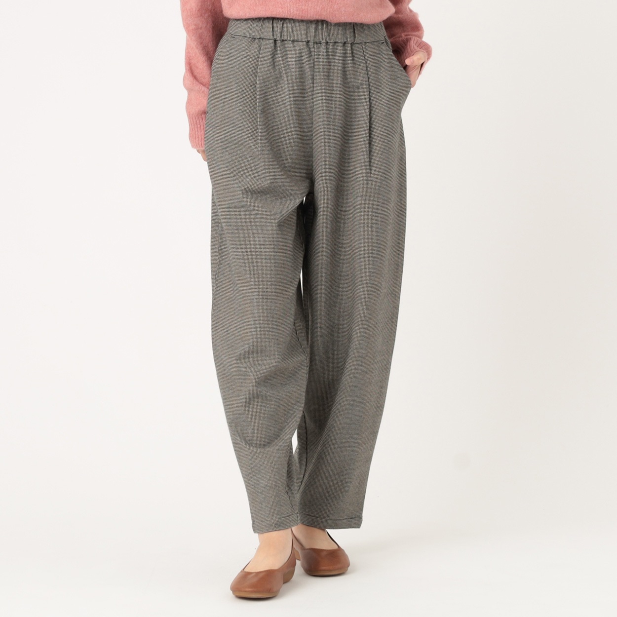 ソフトストレッチコクーンパンツ 再生ポリエステル入 レディス SELF+