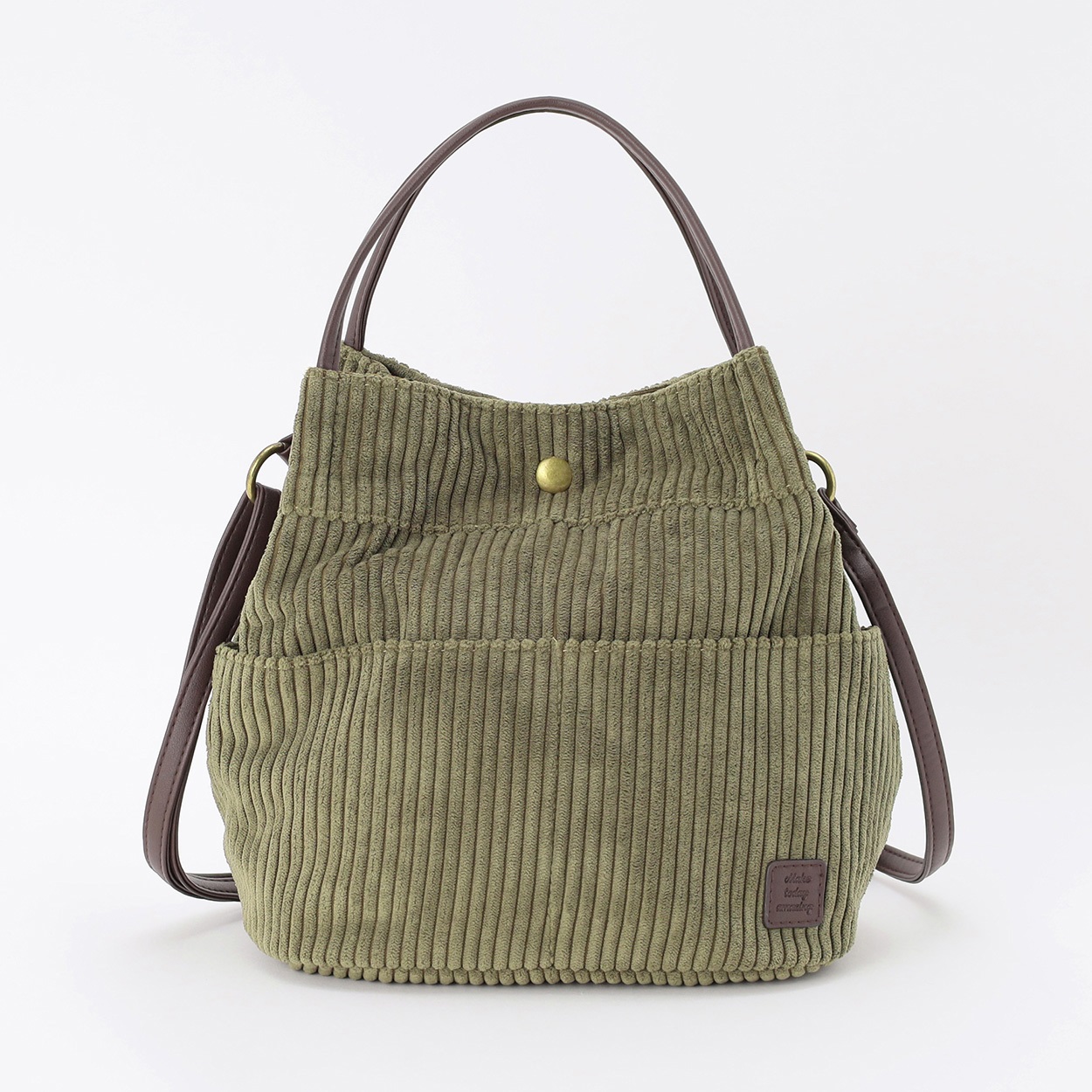 月の夜星の朝　コーデュロイバック　応募者全員サービス コーデュロイWポケットショルダー レディス SELF+SERVICE(セルフ＋