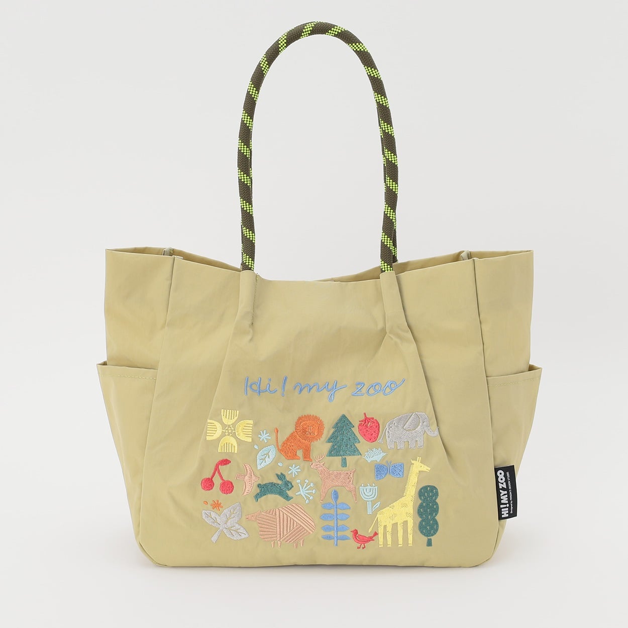 HI! MY ZOO ポケ付きロープ手トートバッグ レディス SELF+SERVICE