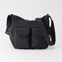 マットポリアウトポケットショルダーバック レディス SELF+SERVICE(セルフ＋サービス) RT330778S(クロ-ﾌﾘｰ)