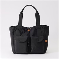 マットポリアウトポケットトートバック レディス SELF+SERVICE(セルフ＋サービス) RT330779S(クロ-ﾌﾘｰ)