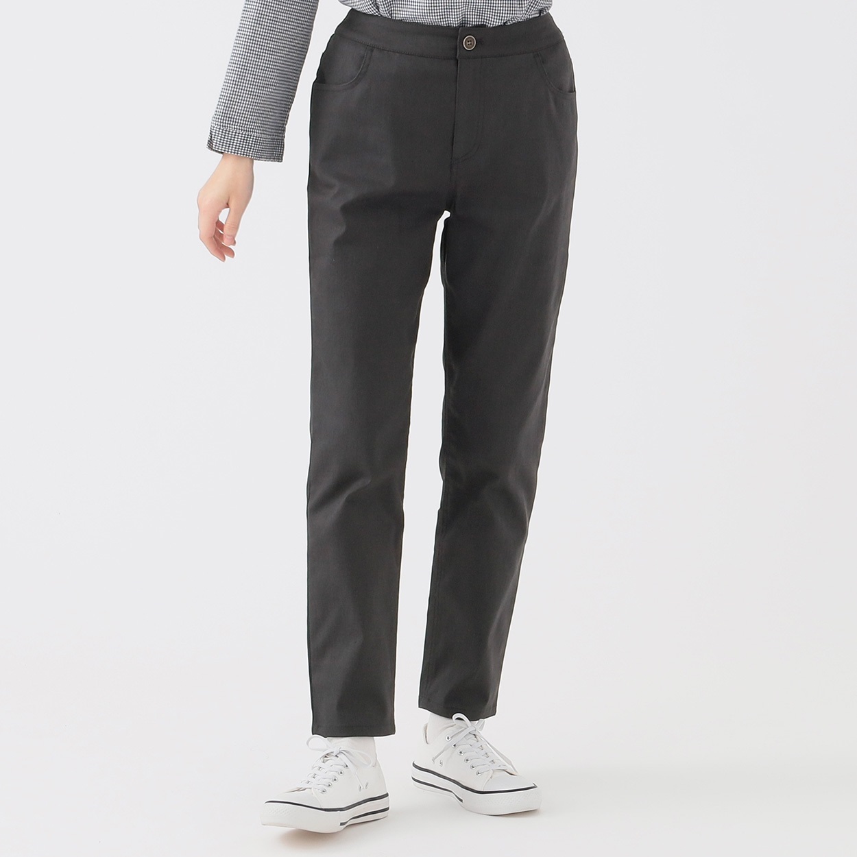 ストレッチスリムパンツ レディス SELF+SERVICE(セルフ＋サービス) CP323556-SS(チャコ－ルグレ－-L)