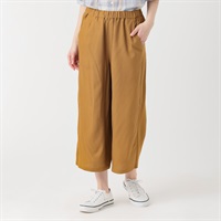 オーガニックコ綿入 麻ワイドクロプト2 レディス SELF+SERVICE(セルフ＋サービス) TK526304-SS(コイキイロ-S)
