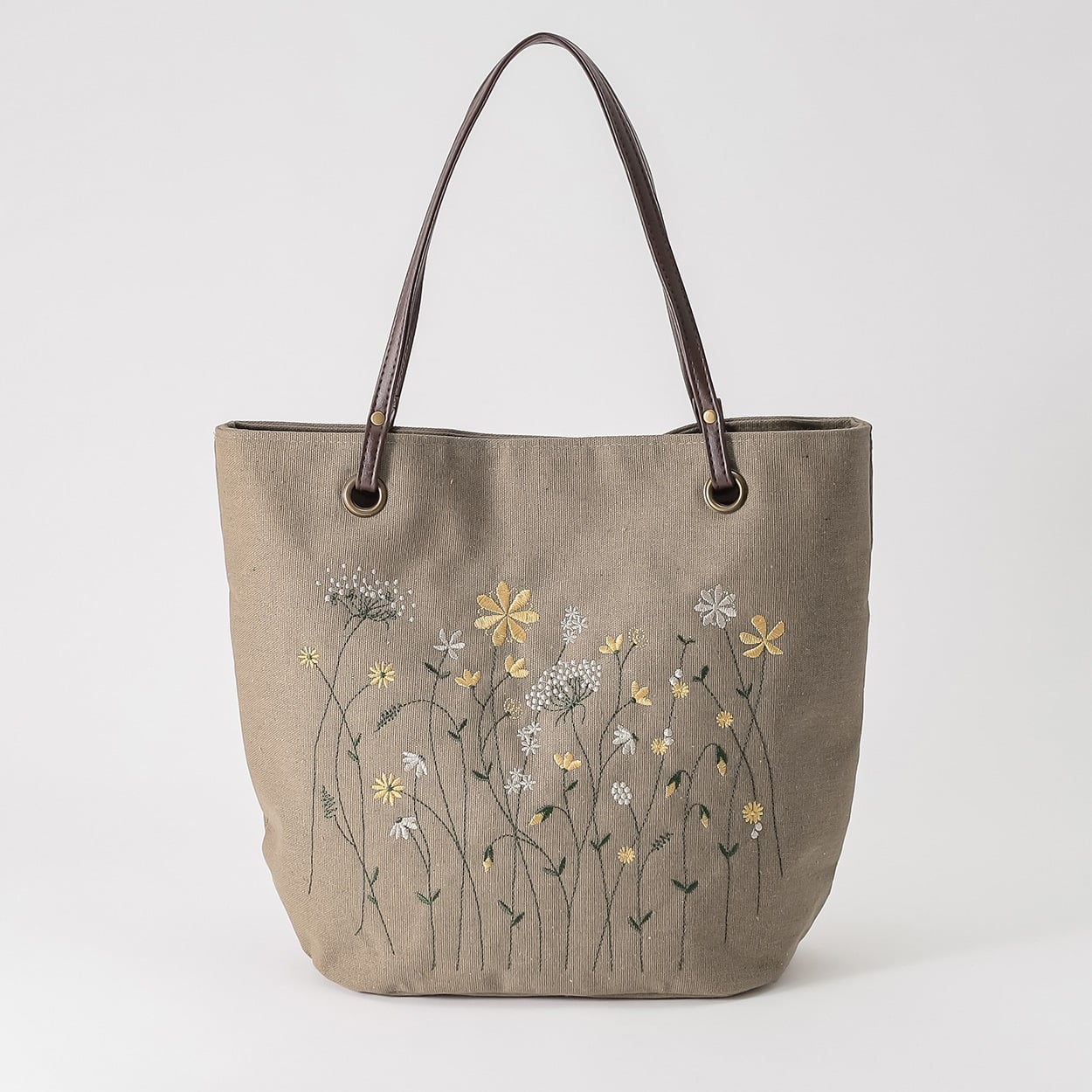 草花刺繍トート レディス SELF+SERVICE(セルフ＋サービス) BG04-19400