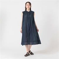 ボイル無地ノースリーブワンピ オーガニック綿入 レディス SELF+