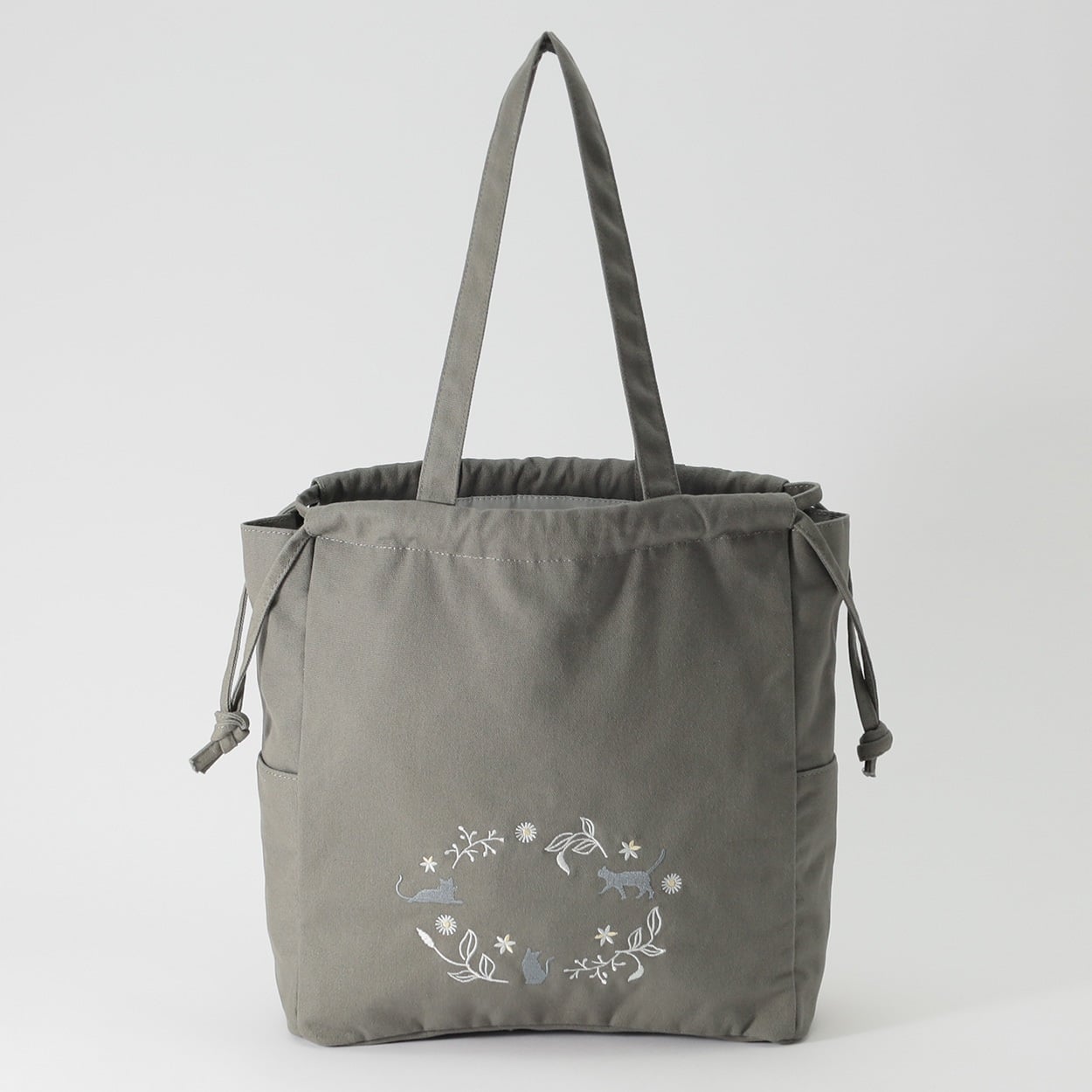 猫刺繍トートバッグ レディス SELF+SERVICE(セルフ＋サービス) MK-1717
