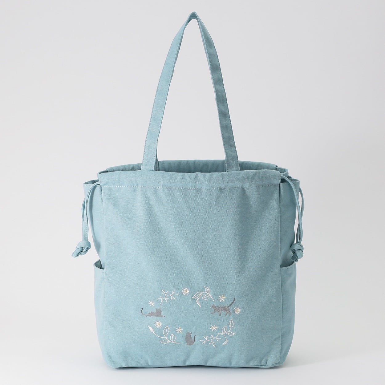 猫刺繍トートバッグ レディス SELF+SERVICE(セルフ＋サービス) MK-1717
