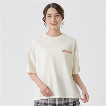オーガニック綿糸フットボール切替プルオーバー レディス SELF+SERVICE(セルフ＋サービス) MRCT262345002